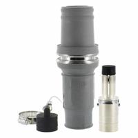 Single Pole Inline: Male, Gray, 1000V AC, 1,009 A, Crimp Tube Termination, 49 Series (MPN 49M64-GY). Key specifications — Gender: Male; Series: 49; Brand: LEVITON.
