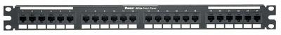 PANDUIT Patch Panel: Flat, 1 Rack Units, 24 Ports, 6, IDC, Type 3 & Type 4 PoE - Rack-Mount Punchdown RJ45 Patch Panels