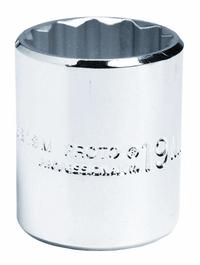 PROTO Socket: Metric, 3/8 in Drive Size, 22 mm Socket Size, 12-Point, Std, Chrome, Socket (MPN J5222M). Key specifications — attr1204417: PROTO; attr1204392: Chrome.