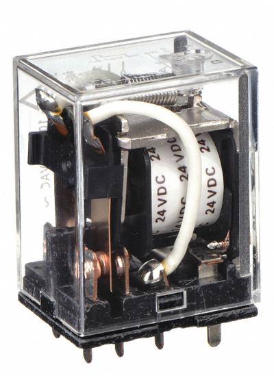 OMRON General Purpose Relay: PCB Mounted, 10 A Current Rating, 24V DC, DPDT - PCB-Mounted Relays
