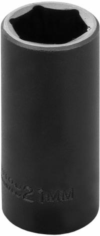 PROTO Impact Socket: 3/8 in Drive Size, Metric, 21 mm Socket Size, 6-Point, Deep, Black Oxide (MPN J7021M). Key specifications — attr1215501: PROTO; attr1215515: Black Oxide; attr1215518: 21 mm.