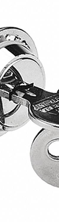 HOFFMAN Lock Kit: Lock Clamp Cover Junction Boxes, Steel (MPN ACLJIC). Key specifications — Finish: Chrome Plated; Brand: HOFFMAN; Accessory Type: Lock Kit; Application: Lock Clamp Cover Junction Boxes; Features: One Hole Must Be Drilled or Punched in the Cover to Receive the Cylinder Lock; Material: Steel.
