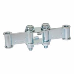 JW WINCO Clamping Arm Extender: Pivot Joint Extender, 22 mm Center-to-Center, For 125 mm Clamp (MPN 801.2-82-16-ST). Key specifications — attr670885: JW WINCO; attr670887: Steel; attr1264817: M6; attr1264820: Blue Passivated Zinc-Plated; attr922813: GN 807; attr1264818: U-Bar.