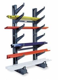JARKE Cantilever Rack: Starter, Medium-Duty, 80 1/2 in x 26 1/2 in x 84 in, Inclined Arm (MPN CR-5). Key specifications — Arm Style: Inclined; Brand: JARKE.