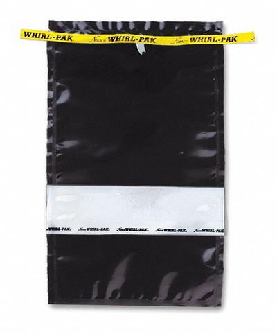 WHIRL-PAK Sampling Bag: Write-On, Sterile, 55 fl oz Capacity - oz - Write On Sterilized Bags