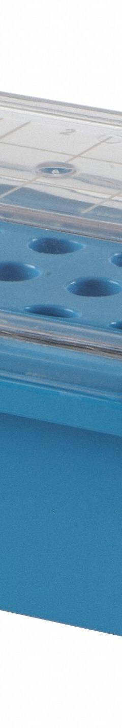 Cooler: 5 3/4 in Overall Lg, 4 1/8 in Overall Wd, 4 in Overall Ht, 2 mL Capacity, Polycarbonate (MPN 120073). Key specifications — Material: Polycarbonate; Product Type: Mini-Cooler; Brand: HEATHROW SCIENTIFIC.