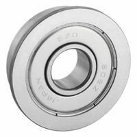 EZO Miniature Ball Bearing: 608, 8 mm Bore, 25 mm Flange Dia, Dbl Shield, 22 mm OD, Alloy Steel (MPN F608ZZP6MC3SRL). Key specifications — Bearing Industry Number: 608; Brand: EZO.