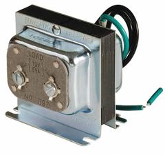 EDWARDS SIGNALING Class 2 Transformer: 5 VA Power Rating, 120V AC, 10V AC, Circuit Breaker, Foot (MPN 590). Key specifications — Brand: EDWARDS SIGNALING; Connection - Primary: Wire Lead; Connection - Secondary: Screw Terminal; Input Voltage: 120V AC; Mounting: Foot; Output Voltage: 10V AC.