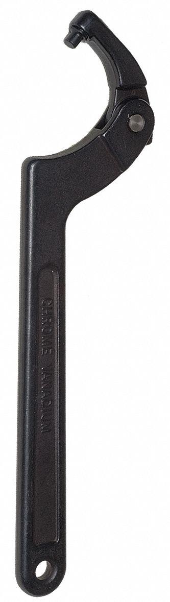 WESTWARD Pin Spanner Wrench: 1 1/4 in to 3 in - Adjustable-Pin Spanner Wrenches