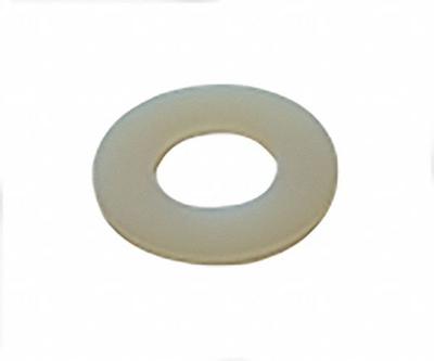 OILITE Thrust Washer: 1/2 in Bore, UHMW Polyethylene, 1 in OD, 0.062 in Thick - Food-Grade Plastic Thrust Washers