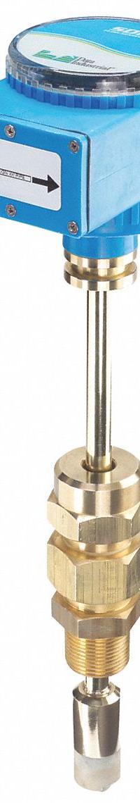 IMPELLER Electronic Flowmeter: Flow Sensor, Water, Paddlewheel, Stainless Steel, 10 in Insertion (MPN 8SDI1D1N00-0200). Key specifications — Brand: IMPELLER; Seal Material: Viton; Unit Of Measure: Gallons; Accuracy: +/-1%; Max. Voltage: 35V DC; Mounting Orientation: Horizontal; Output Type: Standard Frequency Pulse.