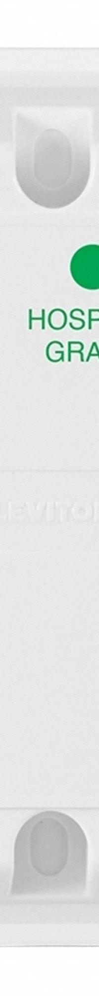 LEVITON Quadruplex Receptacle Outlet: Hospital Grade, Quad, 5-15R, White, 125V AC, 15 A (MPN 8480-W)