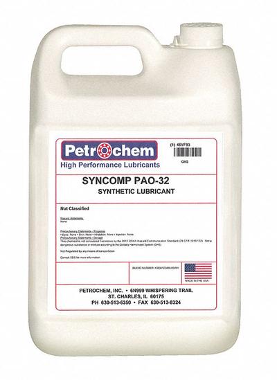 PETROCHEM Compressor Oil: 1 gal, Jug, 10 SAE Grade, 32 ISO Viscosity Grade - Air Compressor Oils