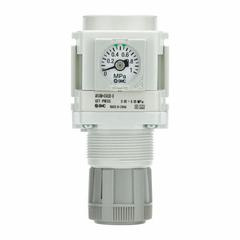 SMC Regulator: Die-Cast Aluminum, 1/4 in NPT, 7.251887 psi to 123.2821 psi, 1 MPa Max Op Pressure (MPN AR30-N02E-Z-D). Key specifications — attr111664: Yes; attr111400: AR-D; attr111627: SMC.