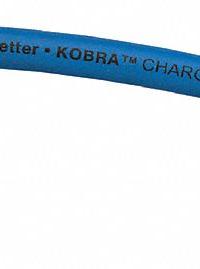 JB INDUSTRIES Low Side Hose: 5 ft Lg, 45° Angle, Blue, Rubber/Kevlar®, Single Hose (MPN CLS-60B). Key specifications — Brand: JB INDUSTRIES; Includes Valve: Yes.
