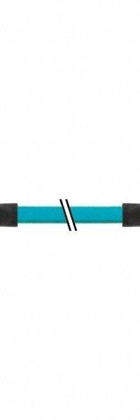 MURRELEKTRONIK Cordset: Cat5, RJ45 Male Straight x RJ45 Male Straight, 1.5 m Lg, TPE, Blue, Shielded (MPN 7700-74301-S4U0150). Key specifications — Brand: MURRELEKTRONIK; Cable Jacket Color: Blue; Performance Category: Cat5.