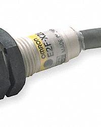 OMRON Inductive Cylindrical Proximity Sensor: Non-Terminated Cable, Shielded, 3 Wires, 10-30V DC, NO (MPN E2F-X5E1). Key specifications — Brand: OMRON; AC Supply Voltage Rating: Not Rated; DC Supply Voltage Rating: 10-30V DC.