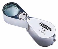 INSIZE Illuminated Magnifier: 10X, 21 mm Lens Dia (MPN 7515-10). Key specifications — attr1201460: 7515-10; attr1183286: 21 mm; attr1183296: INSIZE; attr1183291: Illuminated Magnifier.