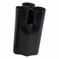 ELECTRIDUCT Heat Shrink Breakout Boots: 10 Pk, 4.92 in I.D. Before Shrinking, 10.6 in Lg, Black (MPN HSB-3-5.0-10PK). Key specifications — Brand: ELECTRIDUCT; Color: Black; _Pack Size: 10.