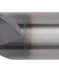 WIDIA HANITA Square End Mill: Carbide, AlTiN Coated, 3 Flute, 4.5 mm Mill Dia, 14 mm LOC, 50 mm OAL (MPN 450304502T)
