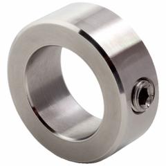 CLIMAX METAL PRODUCTS Shaft Collar: 1-Piece, Set Screw, 7/16 in Bore Dia, 7/8 in Collar Outside Dia (MPN CRC-043-S). Key specifications — attr671678: CLIMAX METAL PRODUCTS; attr1392387: Set Screw.