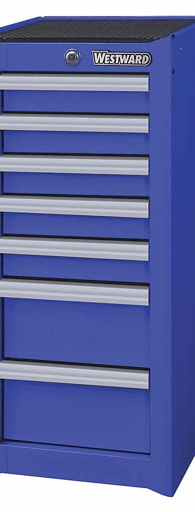 WESTWARD Side Cabinet: Blue - Light-Duty Side Cabinets