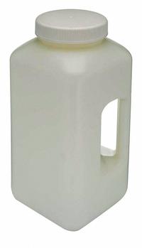 GLOBE SCIENTIFIC Sampling Bottle: 4 L, 1.05 gal, HDPE, Natural, 100-415 mm Screw Closure Size (MPN 7184000). Key specifications — Body Color: Natural; Brand: GLOBE SCIENTIFIC; Closure Included: Yes; Graduated: No; Closure Attached: Attached.