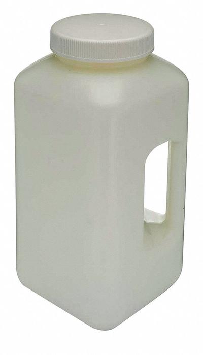 GLOBE SCIENTIFIC Sampling Bottle: 4 L, 1.05 gal, HDPE, Natural - HDPE Rectangular Lab Bottles