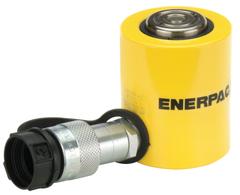 ENERPAC Hydraulic Ram: Single Acting, 10 ton Nominal Capacity, 1 in Nominal Stroke Lg, Steel (MPN RCS101). Key specifications — attr98927: ENERPAC.