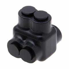 POLARIS Multitap Connector: 2 Port, Double-Sided Entry, 14 AWG – 4 AWG Wire Size, Black (MPN IT-4B). Key specifications — Body Material: Aluminum; Brand: POLARIS.