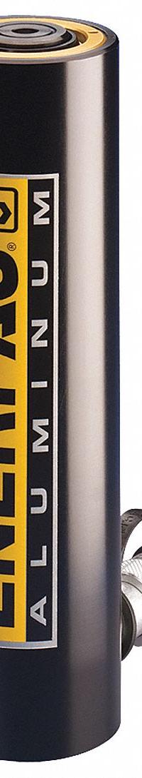 ENERPAC Hydraulic Ram: Single Acting, 20 ton Nominal Capacity, 2 in Nominal Stroke Lg, Aluminum (MPN RAC202). Key specifications — attr98927: ENERPAC.