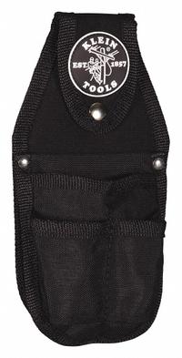 KLEIN TOOLS Tool Pouch: For 2 in Belt Wd - Max, 4 Pockets, Black (MPN 5482). Key specifications — Closure Type: Open Top; Attachment: Belt Slot; Color: Black; Brand: KLEIN TOOLS; For Tool Type: Screwdrivers.