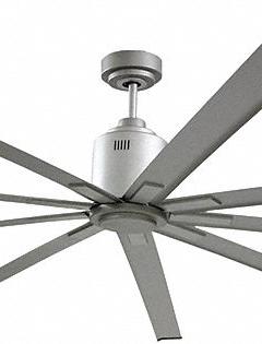 MAXX AIR Ceiling Fan: 13,000 cfm Airflow, 8 ft Blade Dia, 6 Speeds, 120V AC, Single Phase, Nickel (MPN ICF96UPS). Key specifications — Voltage: 120V AC; Light Kit: No; Number of Speeds: 6; Phase: Single; Current: 0.65 A; Brand: MAXX AIR.