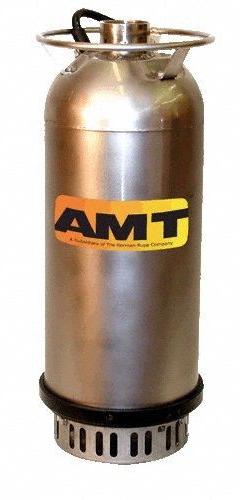AMT PUMPS Submersible Sump Pump: 1 hp, 3/8 in Max. Dia. Solids, Continuous Duty, 230V AC, Cast Iron (MPN 5771-95). Key specifications — Shaft Seal Material: Silicon Carbide; Impeller Material: High Chrome; Includes: Cord with Bare Wires; Rated Voltage: 230V AC; Volute Material: Cast Iron; Brand: AMT PUMPS.