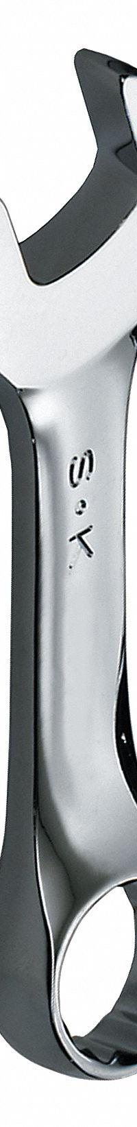 SK PROFESSIONAL TOOLS Combination Wrench: Alloy Steel, Chrome, 19 mm Head Size, 5 1/2 in Overall Lg (MPN 88119). Key specifications — attr309539: 19 mm; attr309567: No; attr324930: SK PROFESSIONAL TOOLS.
