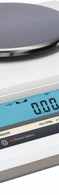 TORBAL Compact Bench Scale: 2,200 g Capacity, 0.01 g Readability, ct/g/gr/kg/lb/oz/ozt/pwt (MPN AD2200). Key specifications — Brand: TORBAL; Display Type: LCD.