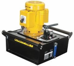 ENERPAC Hydraulic Pump: 10,000 psi Max. Op Pressure, 60 cu in/min Max. Flow Rate, 1 1/2 hp Max. HP (MPN ZE4208MB). Key specifications — attr941810: ZE4208MB; attr941817: 3-Way; attr941814: Advance.