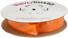 VINYLGUARD Heat Shrink Tubing: 1.5 in I.D. Before Shrinking, 0.75 in I.D. After Shrinking, 100 ft Lg (MPN 30-VG-1500O-G3). Key specifications — Color: Orange; Brand: VINYLGUARD.