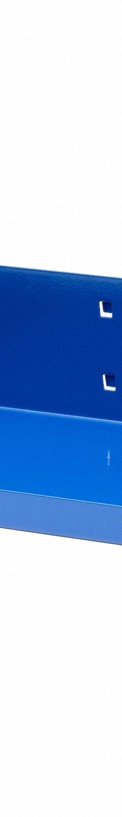 TRITON PRODUCTS Pegboard Shelf: For Square Pegboard Hole Shape, 12 in x 6 in x 3 in, Steel, Blue (MPN 56126-BLU). Key specifications — attr36925: Blue; attr37012: Epoxy Coated; attr36918: TRITON PRODUCTS; attr36926: Steel.