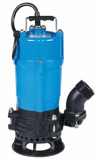 TSURUMI Plug-In Utility Pump: 3/4 hp, 3/8 in Max. Dia. Solids, Continuous Duty, 120V AC, Aluminum (MPN HSD2.55S-63 (115V)). Key specifications — Shaft Seal Material: Silicone; Impeller Material: High Chrome; Rated Voltage: 120V AC; Volute Material: Ductile Iron; Brand: TSURUMI.
