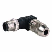 MURRELEKTRONIK Circular Connector: A Coded, 3 Pin, M12 Screw, IP67, IDC, 90° Angle (MPN 7000-12541-0000000). Key specifications — Connector Body Type: Pin; Coding: A; Brand: MURRELEKTRONIK; Voltage Rating: 32V DC; Thread Size: M12; Mounting Style: Screw; IP Rating: IP67; Connector Orientation: 90° Angle.