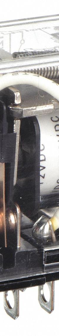 OMRON General Purpose Relay: Socket Mounted, 10 A Current Rating, 12V DC, DPDT, 8 Pins/Terminals (MPN LY2-DC12). Key specifications — Brand: OMRON; Base Type: Square; Mounting Style: Plug-In; Pin Shape: Flat; Electrical Connection: Tab Terminal; Manufacturer Part Number: LY2-DC12; Operating Current: 10 A at 24V DC (Resistive Load); Series: LY Series.