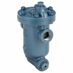 Steam Trap: Cast Iron, 1 1/4 in FNPT, 4,000 lb/hr, 30 psi Max., 450°F Max., Strainer Included (MPN 883-125-030). Key specifications — Installation Orientation: Horizontal; Brand: ARMSTRONG INTERNATIONAL; Configuration: In-line.