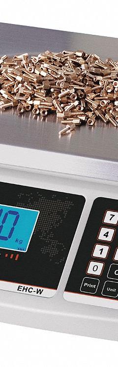 MEASURETEK Shipping Scale: 6 lb Wt Capacity - Imperial, 8 3/4 in Weighing Surface Dp, g/kg/lb/oz (MPN GGS_42961). Key specifications — attr1359871: 0.1 g/0.0002 lb; attr1359875: RS-232; attr1359893: Stainless Steel.