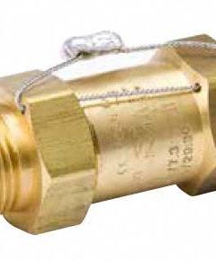 MUELLER Pressure Relief Valve: Straight-Thru, 451 psi to 700 psi, 1/2 in Male NPT, 5/8 in Male Flare (MPN A 15504-650). Key specifications — Brand: MUELLER; A2L Compatible: Yes.