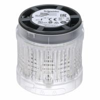 SCHNEIDER ELECTRIC Tower Light Module: Flashing/Rotating/Steady, 24V DC, Amber/Blue/Green/Red, XVU (MPN XVUC29P). Key specifications — Brand: SCHNEIDER; Compatible with Series: XVU; Lens Color: Red; Operating Voltage: 24V DC; Manufacturer Part Number: XVUC29P.