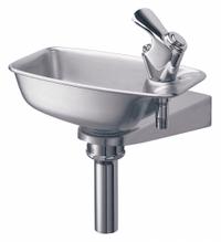 ELKAY Drinking Fountain: On-Wall, 4 7/8 in Ht, 10 in Dp, 11 in Overall Wd, Not ADA Compliant, Gray (MPN EDF15R). Key specifications — Housing Color: Gray; Brand: ELKAY; Vandal Resistant: Not Vandal Resistant; Housing Material: Stainless Steel; Refrigeration: Non-Refrigerated.