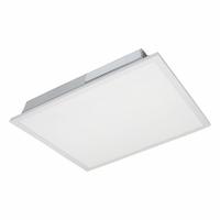 SYLVANIA Fighter panel, 35W 120-277V, 2x2, 0-10V dimmable, 4000K,: 2 ft Lg, 2 ft Wd, 3,850 lm, 4000K (MPN PANELF7A035UNVD84022GWH). Key specifications — attr1261884: 120V AC; attr1261878: SYLVANIA; attr1261883: 3 Lamp 32T8; attr1261870: 4000K; attr1261880: Yes.