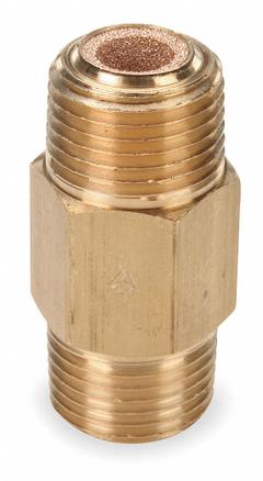 SPEEDAIRE Compressed Air Filter: 1/8 in NPT Inlet, 1/8 in NPT Outlet, 40 micron, 10 cfm, Bronze (MPN 1EJV1). Key specifications — attr111032: Bronze; attr158742: SPEEDAIRE.