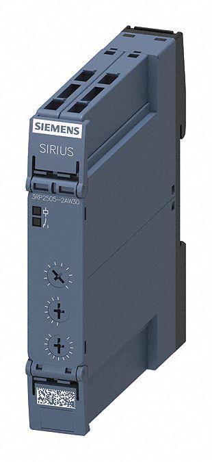 Siemens Multi-Function Time Delay Relay: DIN-Rail Mounted, 12 to 240V AC/DC, 3 A - DIN-Rail Mounted Relays